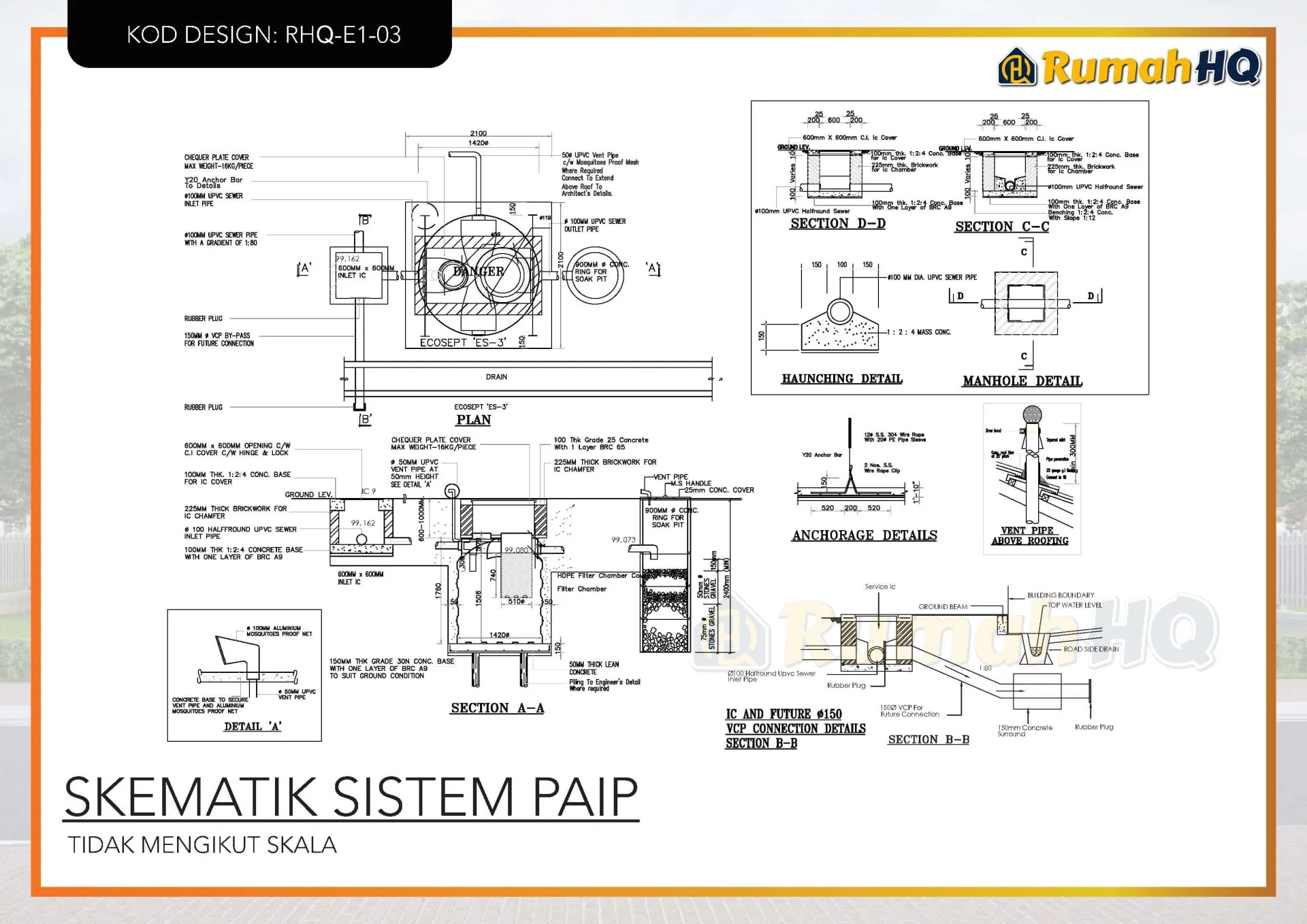 Rekabentuk Design Rumah RHQ E1 03 17