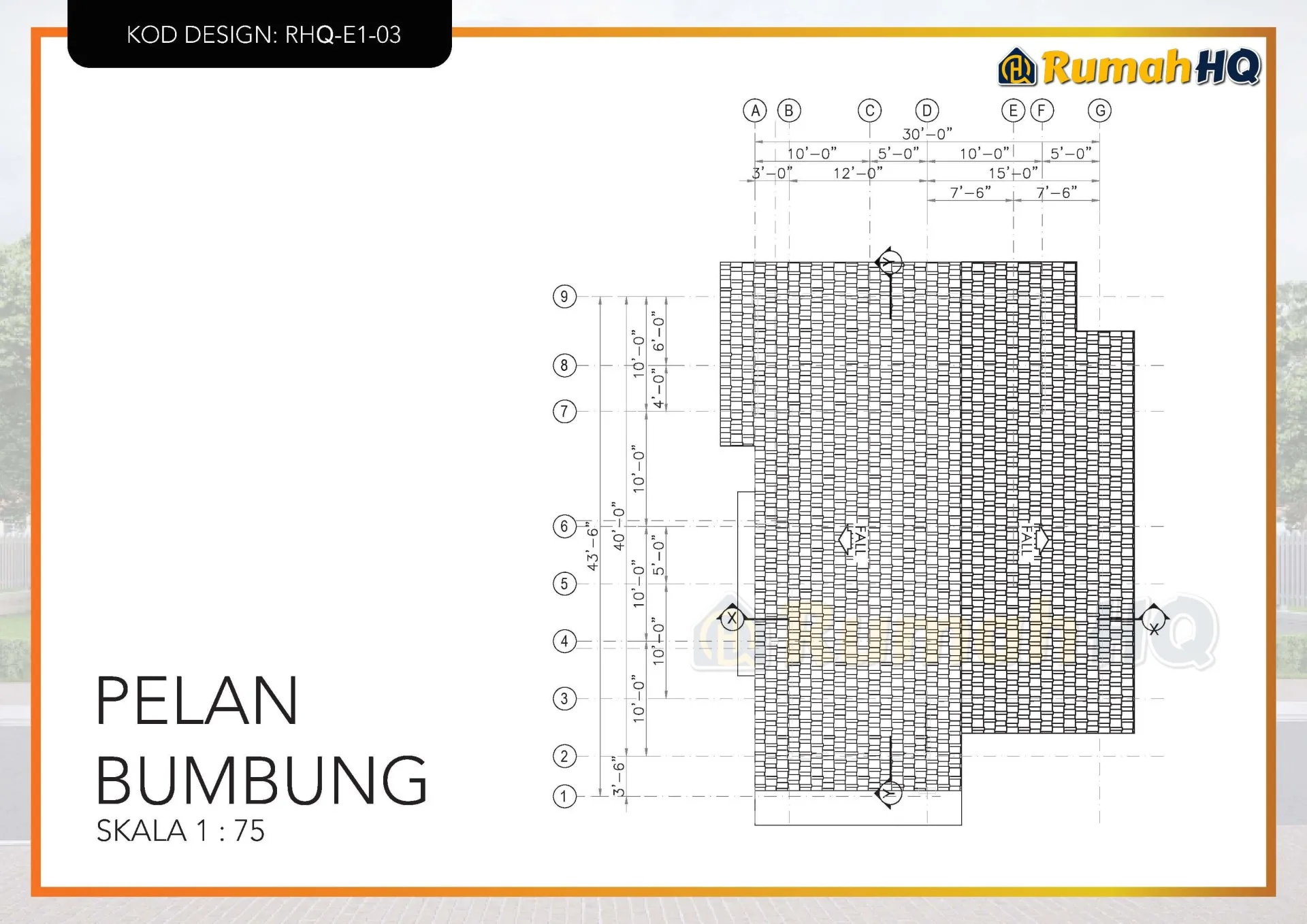 Rekabentuk Design Rumah RHQ E1 03 7