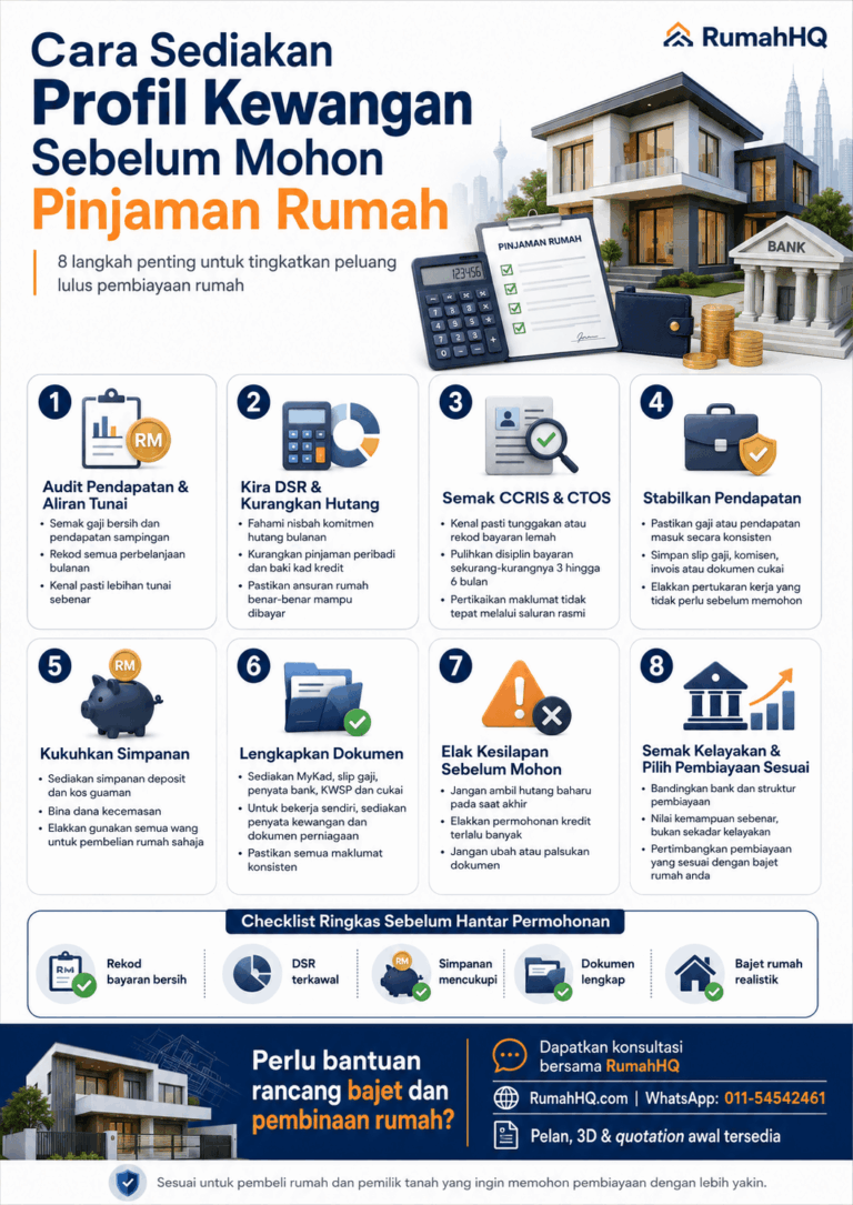 8 Cara Sediakan Profil Kewangan Sebelum Mohon Pinjaman Rumah — Elak Bank Reject amp Tingkatkan Pelua