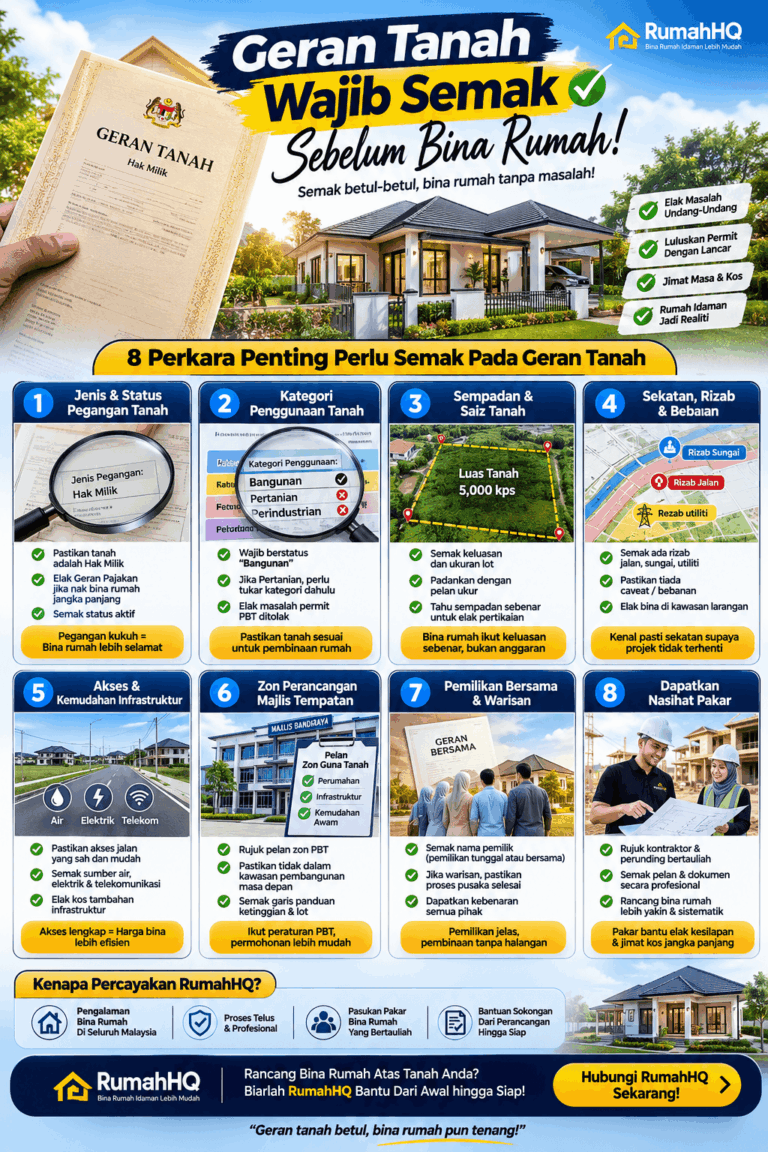 8 Perkara Wajib Semak Dalam Geran Tanah Supaya Projek Tak Tersangkut, Pinjaman Tak Ditolak & Duit Tak Hangus | RumahHQ 1 8 Perkara Wajib Semak Dalam Geran Tanah Supaya Projek Tak Tersangkut Pinjaman Tak Ditolak amp Duit T